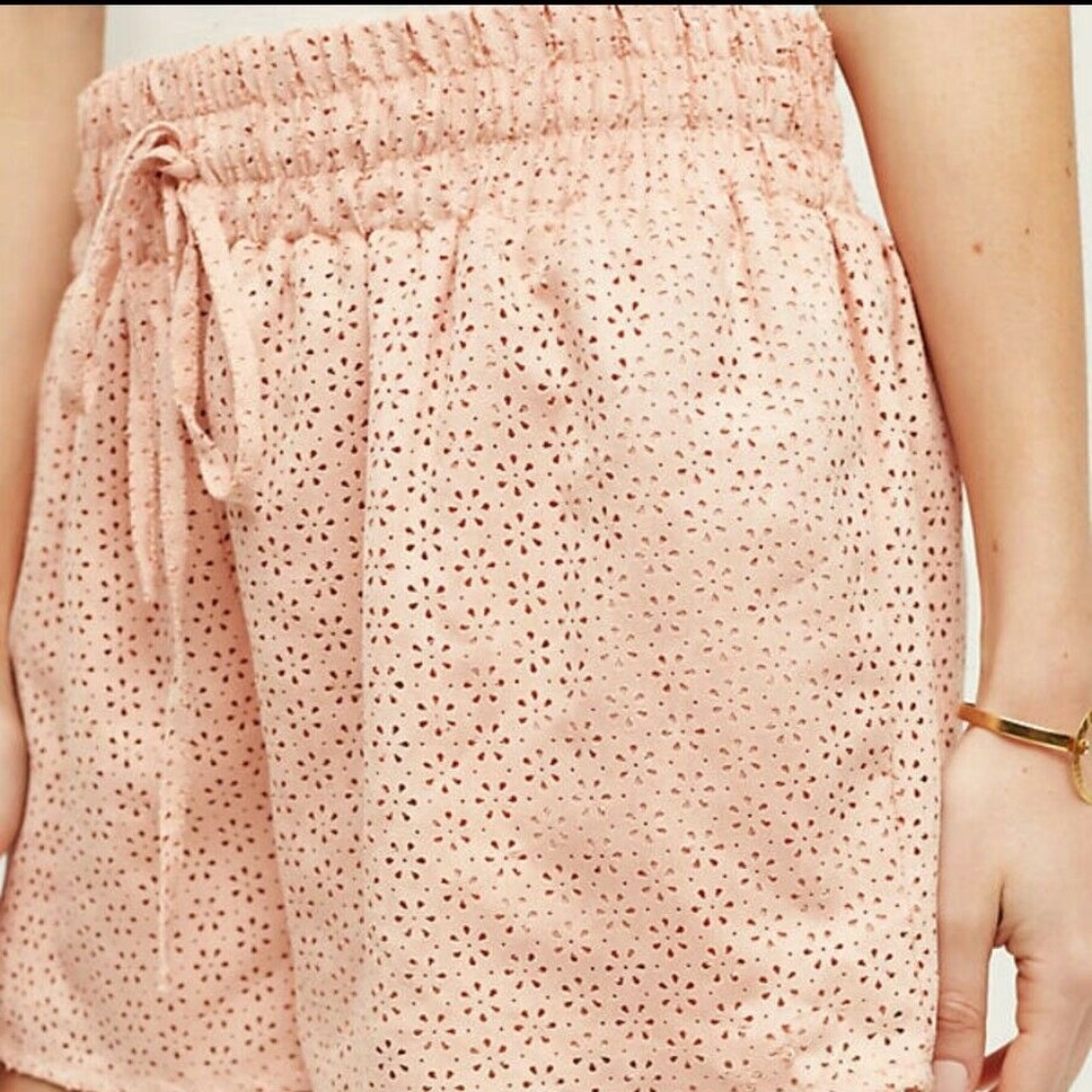 NWT Anthropologie Palmdale Vegan Leather Shorts - Picture 2 of 4